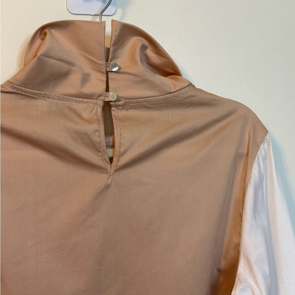 HARSHMAN Tuckernuck Perry Tunic Cotton Blouse in Beige NWT- Size XS - Picture 5 of 8